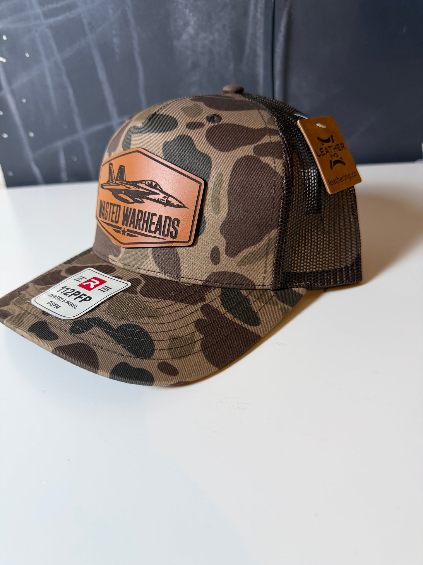 LEATHER PATCH HAT 6